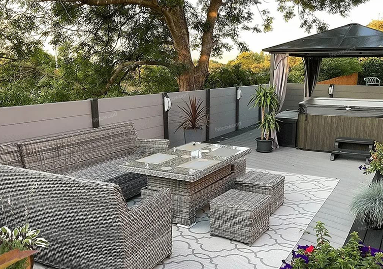 A Necowood piacra dobja a WPC kerítéspaneleket a stílusos és tartós kültéri terekhez