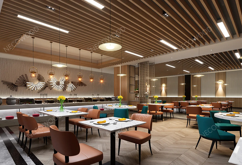 A Necowood prémium belső WPC mennyezeti és WPC fali paneleket dob ​​piacra globális lakó- és kereskedelmi építkezésekhez